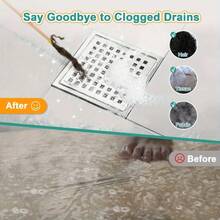 1pc Extra Long Stainless Steel Drain Unclogging Hook With Nylon Coating - Suitable For Bathroom Sink, Bathtub And Shower Drains - A - View 6