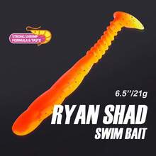 4PCS Ryan Shad Soft Swimbait 150mm 21g Paddle Tail Fishing Lures For Bass Pike Perch - Multicolor - View 1