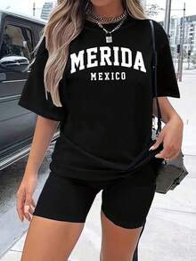100% Cotton 180g Unisex T-Shirt, New York/Los Angeles Style - Y2K Streetwear Basic Loose Fit T-Shirt - Urban City Top For Couples - Premium Streetwear - 黑色 - 查看 1