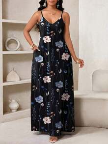 Lady Vestido largo con estampado de leopardo para mujer, estilo bohemio, sin espalda, holgado, vestido maxi suelto sin tirantes para cumpleaños, eventos, vacaciones, vestidos casuales, vestidos boho/bohemia/boho, top halter, ropa africana para mujer - Negro - Ver 8