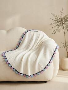 1 chiếc chăn sofa nghệ thuật thời trang tùy chỉnh - Họa tiết nghệ thuật cá nhân hóa - Tạo không gian ấm cúng cho ngôi nhà - Món quà ý nghĩa cho những khoảnh khắc quý giá. - Tím Xanh - Xem 7