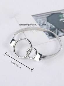 1 chiếc dây buộc rèm bằng kim loại, bền chắc, thiết kế độc đáo, dùng cho rèm cửa, rèm cản sáng. - 1PC - Xem 6