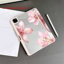 1pc Butterfly & Flower Pattern - Elegant & Dreamy Protective Case, Designed For Users Pursuing Aesthetic, With Pen Slot, Compatible With  10.9/10.2/Air 5th Gen/Pro 11/10th Gen/9.7/Air 2/ (7th Gen)/ (8th Gen)/ Air 4/5/ Pro 11/ 10th Gen 10.9" (2022)/ Air 13" (M3 2025)/ Air 11" (M3 2025), With Auto Sleep/Wake Function, Fashionable Tablet Accessory - Nhiều màu-1 - Xem 3