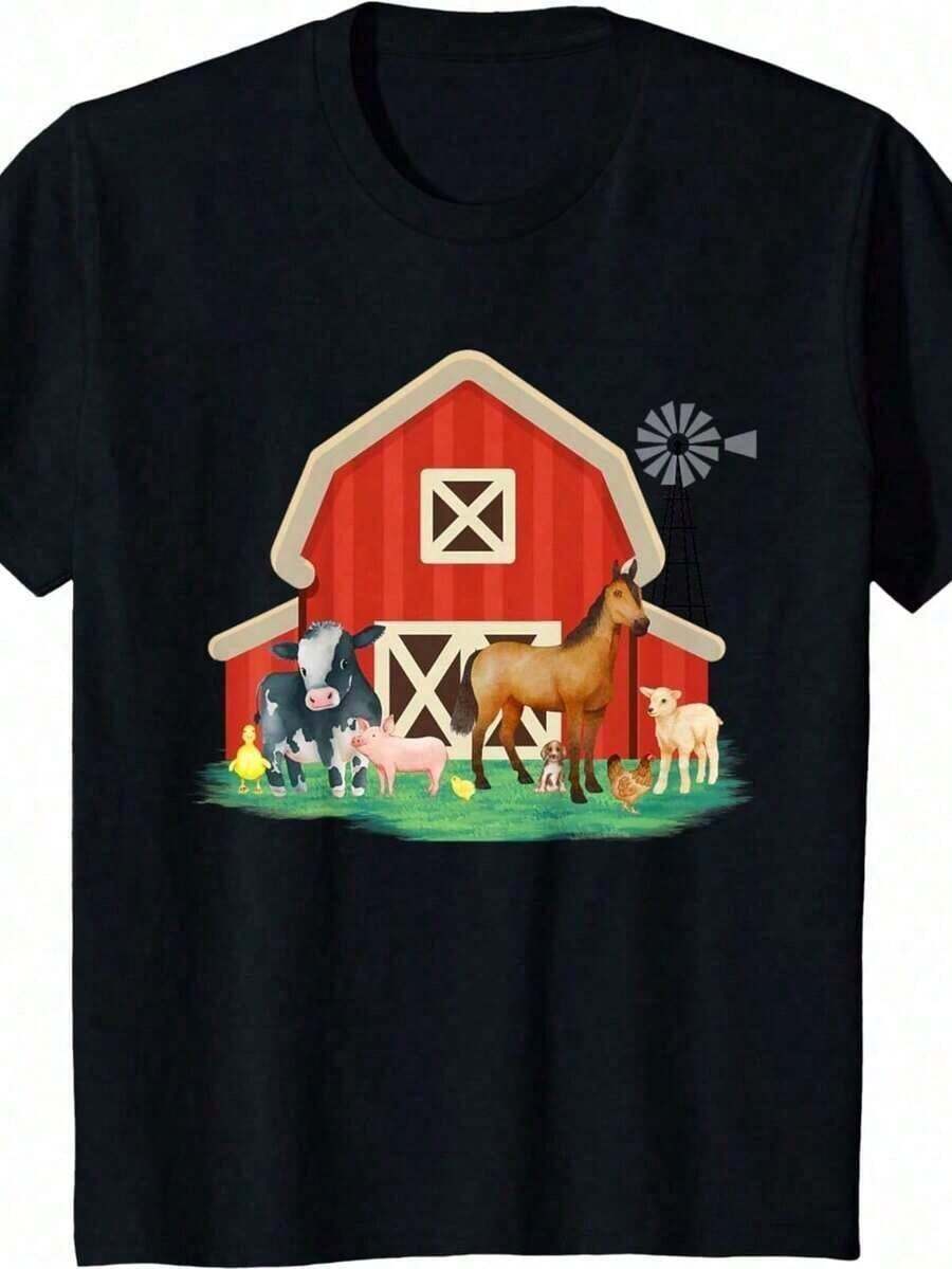 1 Camiseta con Estampado de Bandera y Logotipo de Chevrolet, 210g, 100% Algodón, Todos los Diseños Están Impresos. Unisexo. - Negro - Ver 1