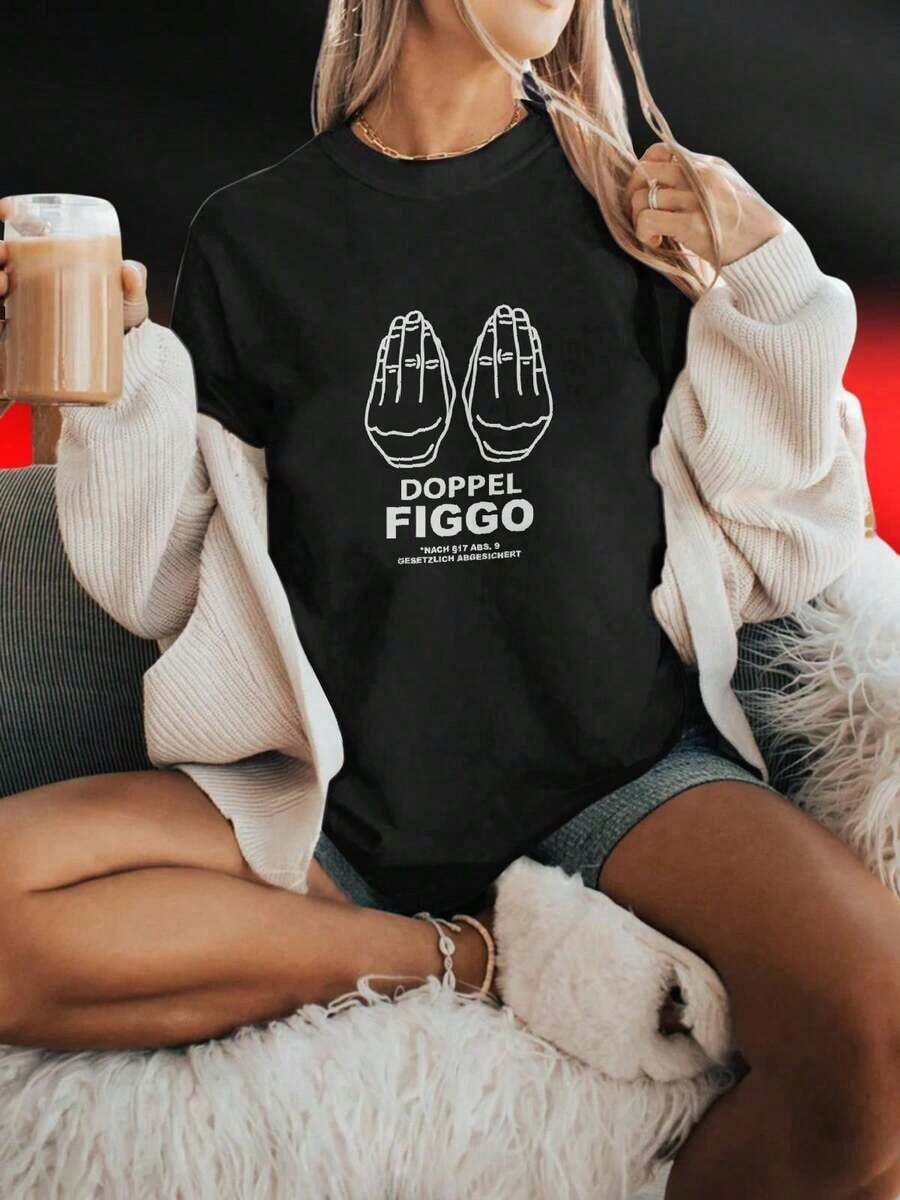 Women T-Shirts - Black - View 1