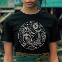 Women T-Shirts - Black - View 1