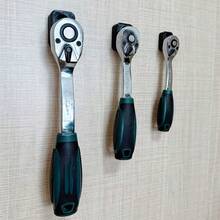 3 piezas Organizador de llave de trinquete, adecuado para tamaños de 1/2", 3/8" y 1/4", fácil de instalar (tornillos no incluidos) - Multicolor - Ver 5