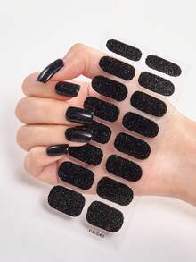 16pcs Colorful Glitter Nail Stickers, Waterproof & Long-Lasting, 3D Onion Powder Hot Stamping Nail Art Stickers, Suitable For Daily Use, Gifts And Parties - Multicolor - View 13