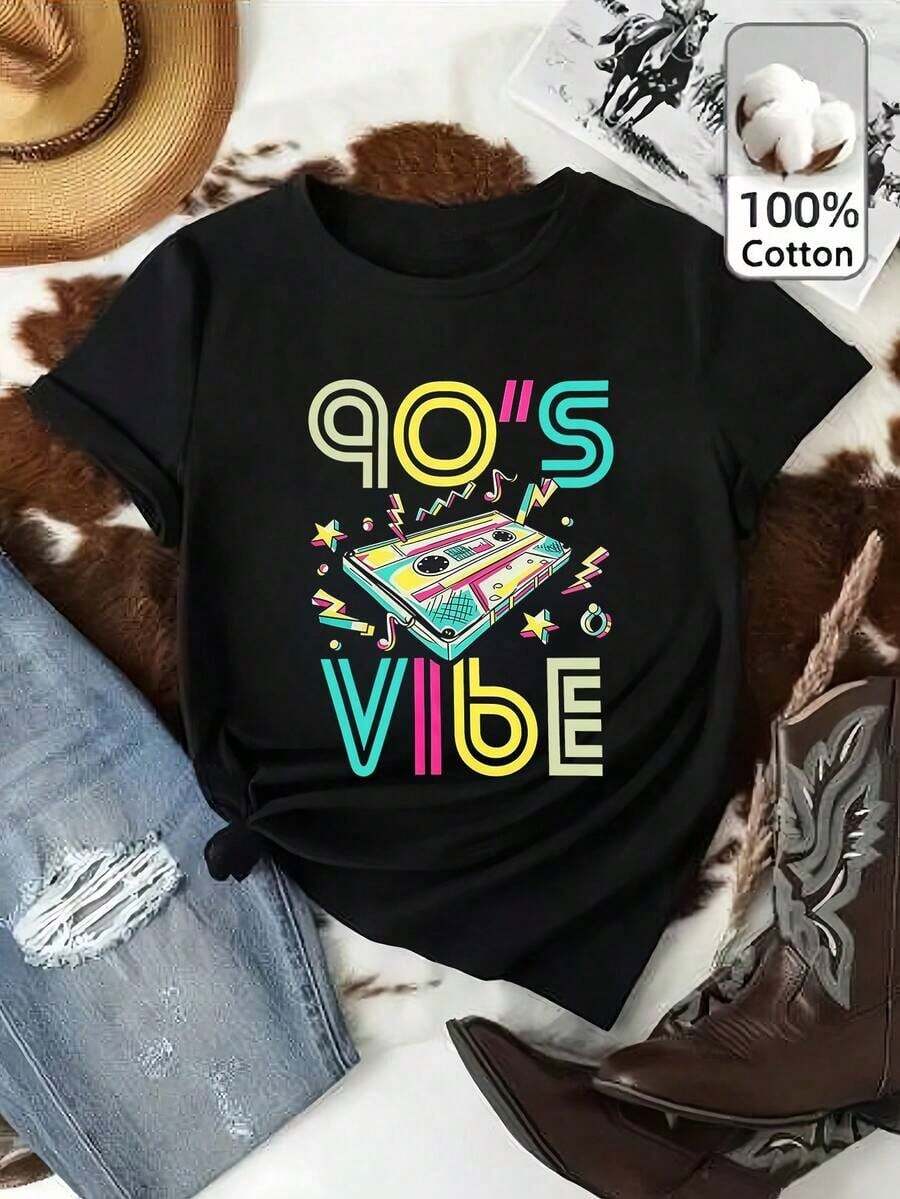 Women T-Shirts - Black - View 1