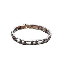 1 pieza Nuevo brazalete artesanal con patrón arabesco para hombres, elegante y versátil de estilo vintage retro - E372 - Ver 7