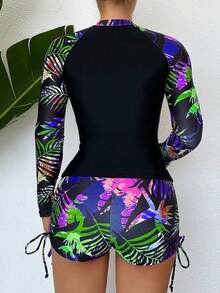 Swim SPRTY Camiseta de tirantes finos y conjunto de bikini para mujer Springbreak - Multicolor - Ver 2