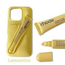 Silicone Phone Case With Lip Gloss Holder Back Stick On Holder For 17/16/15/14/13 Pro Max Plus 17 Air Valentine's Day Fundas Para Custom Phone Case  Fundas Pink Phone Case Cute Phone Cases - Lemontini - Xem 2