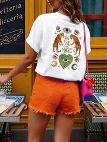 Women T-Shirts - White - View 3