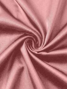 Vestido ajustado con cuello en V sin mangas, cintura plisada e irregular, vestido de satén para mujer, vestido de primavera/verano para mujer, vestido elegante de fiesta para mujer, atuendo de vacaciones para mujer, atuendo del Día de San Valentí - Rosa - Ver 4
