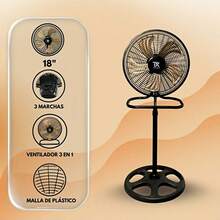 FD Pedestal Fans - US A Type Plug(110-127V) - View 3