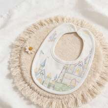 1 buah Celemek Bayi, Motif Bunga, Hewan & Kastil, Cocok untuk Bayi Usia 0-12 Bulan - MultiWarna - View 12