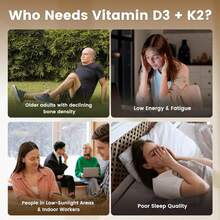 Corefeel Vitamin D3 K2 10,000 , 200 Mcg -7, 300 Coconut Oil Softgels, 2 In 1 Vitamins Supplement D & K (Include 7), Easy To Swallow, Supports Calcm Absorption, Bone Health - 1 - Xem 3