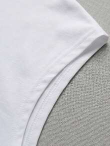 Men's Solid Color Casual Outdoor Loose Fit Sleeveless Vest - White - View 4