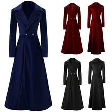 Stage Dance Wear - Women's Velvet Coat/blue - View 2