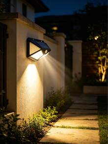1/2pcs 100/468pcs LED Solar Outdoor Lights, Automatic Sensor Charging, Garden Home Camping Emergency Lighting - Solar Wall Lamp - View 2