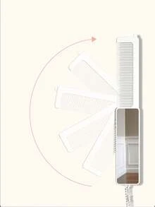 Espejo plegable portátil mini y peine todo en uno, espejo compacto para maquillaje y arreglo personal - Múltiples estilos - Ver 5