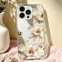 Ốp điện thoại họa tiết hoa mộc lan vẽ mực, tương thích với iPhone 13/15/16/17pro/17/14/17/15pro/15 Plus/15 Promax/7plus/8plus/X/Xs Max/Xr/11pro/12pro/13pro/14pro/12mini/13mini/11promax/12promax/13promax/14promax/14plus/17pro Max/17Air/6/6s Plus/7/8/16Pro/16plus/16promax/Se2/17promax và tương thích với Samsung. Ốp bảo vệ chống rơi tráng gương cho Galaxy/A54/A14/A12/A13/A15/A32/A33/A24/A52S/S20/S21/S22/S23/S24/S23Plus/S24ultra/S25/A15/A33/A23/A07/A17/S26/A56/A57 - Nhiều màu - Xem 2