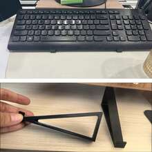 Bộ 2 giá đỡ bàn phím, giá đỡ bàn phím cơ, giá đỡ gõ phím công thái học in 3D, đồ dùng văn phòng. - A - Xem 7