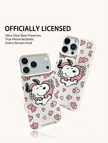 Ốp điện thoại Snoopy nhẹ, chống trượt và chống rơi, phù hợp với các dòng điện thoại hoạt hình anime như iPhone 17, 17Air, 17pro, 17promax, 11, 12, 13, 15, 16pro, 16promax, 14Plus, 15Plus, 16Plus, 15pro, 16promaxXR. Thích hợp làm quà tặng ngày lễ cho bạn bè và gia đình, ốp điện thoại được đóng gói trong hộp. - Màu be - Xem 6