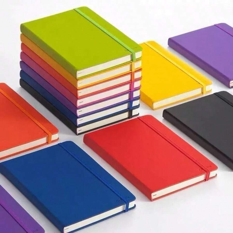 Notebook With Lines, 14x21 Cm – Hardcover, Executive Style For Writing And Organization. - Hình vuông - Xem 1