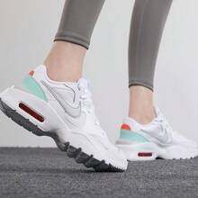 Giày chạy bộ cổ thấp Nike Air Max Fusion thoải mái, êm ái, bền bỉ, dành cho nữ, màu trắng. - trắng - Xem 5