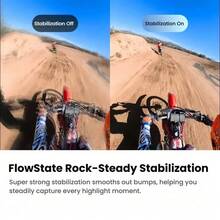 Insta360 X3 運動相機，4K單鏡頭模式，超大觸控屏，跟拍模式，360°水平矯正，縮時攝影，預錄製模式，防水耐用（全新僅激活） - 查看 5