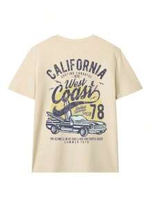 Respirable Camiseta de mujer vintage con estampado de cerezas rojas, tela transpirable y cómoda con estampado de eslogan positivo, ajuste holgado estilo universitario estadounidense retro, adecuada para uso diario, estilo callejero, día de autocuidado o regalo casual de Acción de Gracias, vacaciones de verano, top deportivo mujer - Albaricoque 2 - Ver 2