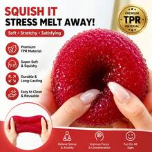 1PC Slushy Bayberry Stress Ball Squishys Toy Shapeable Non-Rebound Fidget Toys ASMR Squeeze Ball Anti Stress For Adults - 派對玩具 - 查看 1