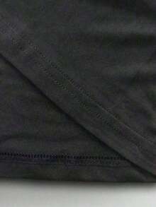 Camiseta de Cuello Redondo para Mujeres con Estampado de Gato Luminoso, Camiseta de Moda para Mujeres con Estampado de Gato Lindo, Camiseta de Manga Corta Casual, Blusa Promocional para Mujeres, Comodidad para Todas las EstacionesPure-Cotton - Negro - Ver 5