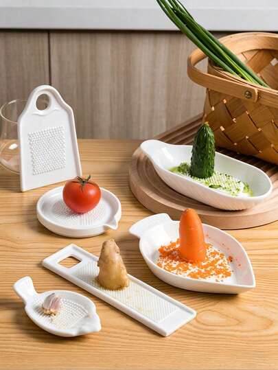 陶瓷研磨器，家用蒜蓉压榨器，手动姜蒜胡萝卜泥研磨器，婴儿辅食研磨器，厨房工具