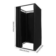 Portable Clothing Store Fitting Room, Clothing Store Fitting Room, Dressing Room Fitting Room - Black - View 3