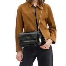 Coach Elodie 女款 Logo 肩背斜挎包 CCZ62IMBLK - 黑色CCZ62IMBLK - 查看 2