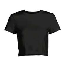 Beautiful Disaster Women's 100% Cotton Cropped Tops Summer Short Sleeve T Shirt Graphic Tees For Women Crop Tee Spring Break Casual Daily Wear 250g - 黑色 - 查看 3