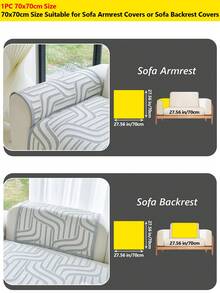 1PC Cooling Ice Silk Sofa Cushion, Non-Slip And Wear-Resistant, Resistant To Pet Stains, Decorative For Living Room, Bedroom, And Study, Machine Washable, All-Season Sofa Cover. - Multiple Styles - View 37