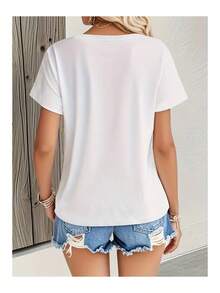 Women T-Shirts - White - View 2