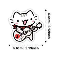 50 miếng dán hình mèo ngộ nghĩnh, hình dán chống thấm nước dễ thương về cuộc sống mèo con, dùng cho ốp điện thoại, sổ tay và đồ thủ công DIY. - A - Xem 8