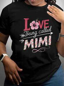 Women's Casual Short Sleeve T-Shirt, 1 Piece, 100% Thick Cotton - Comfortable Round Neck, Soft And Pretty Top - 黑色 - 查看 2