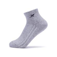XTEP--Mid-Calf Socks I Mid-Calf Socks Men's Breathable Badminton Running Sports Socks Comfortable Soft Mid-Calf Socks 5 Pairs Light Gray - Light Gray - View 4