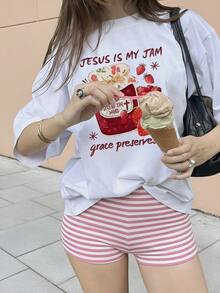 Women T-Shirts - White - View 5