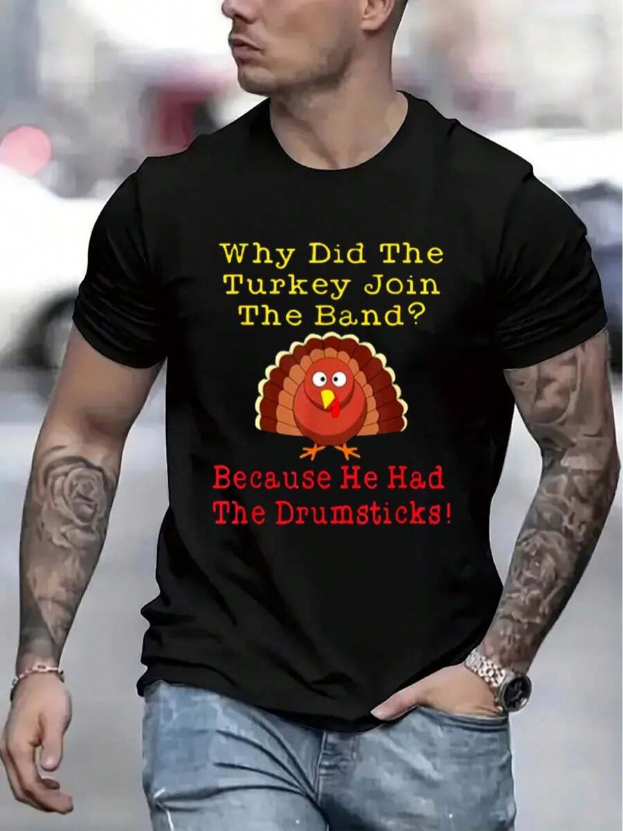 Men's Casual Short Sleeve T-Shirt, 1 Piece, 100% Heavy Cotton - Comfortable Crew Neck, Soft And Adorable T-Shirts, Loose And Comfortable - Back - View 1