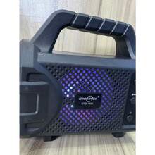 BOCINA BLUETOOTH 3 CON LINTERNA Y PANEL SOLAR Altavoz Portátil con Luz y Energía Solar - Negro - Ver 8