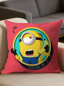 Bộ vỏ gối trang trí in hình các nhân vật Minions, gồm 4 thiết kế sống động với nền màu vàng rực rỡ và họa tiết nhóm/đơn lẻ ngộ nghĩnh. Được làm từ chất liệu mềm mại, mịn màng với hình in sống động, không phai màu, những chiếc vỏ gối này sẽ mang đến nét vui tươi, đáng yêu cho ghế sofa, giường ngủ hoặc không gian trang trí theo chủ đề, hoàn hảo cho những người hâm mộ các nhân vật biểu tượng này. - Nhiều kiểu dáng - Xem 10