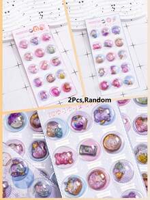 Colorful 3D Epoxy Resin Stickers - Cute Animals - Waterproof, Reusable, Repositionable, Self-Adhesive, High-Quality Resin - Perfect For Decorating Smartphones, Phone Cases, Laptops, PCs, Tablets, Stationery, Notebooks, Journals And Diaries. - Multiple Colors Available [Style/Packaging Random] - View 10