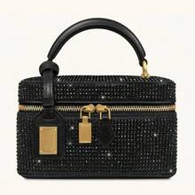 BV Bottega Bang Bang Bolso de mujer tejido a mano de cuero genuinodebolso de manotipocuboconpatróntejidoparamujer,bolsodemarca,elegantebolsodemanoparaseñorabolsaderegaloexquisita,bolsodebolso de manodelujoparamujer,bolsocruzadodemodaparamujer,adecuadoparachicas,estudiantesnivel universitariodamasdeoficina,madresdemedianaedadparausodiario,comprasoficina,clase,reuniones,citas,actividadesalairelibretambiénunregaloidealparabolso de mujerdecajademarcadediseñadordenichoestiloJW,nuevomodelo2026,bolsodemujerconpatróndecocodrilo,bolsodemanoalamoda. - Diamante negro - Ver 4
