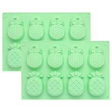 1Pc 8 Cavity Pineapple Shaped Silicone Candy Mold, Suitable For Making Candy, Chocolate, Cake, Bread And DIY Handmade Baking Tray - View 10
